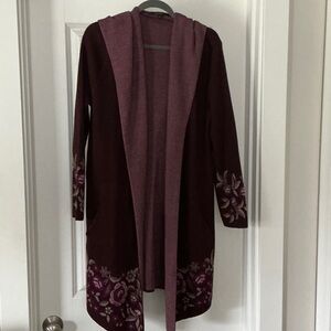 Maxsport Open Front Cardigan Sweater Size L